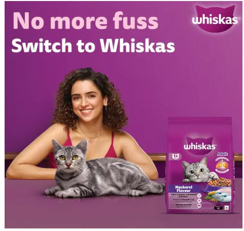 Whiskas Adult (1+ Years) Dry Cat Food Meow store