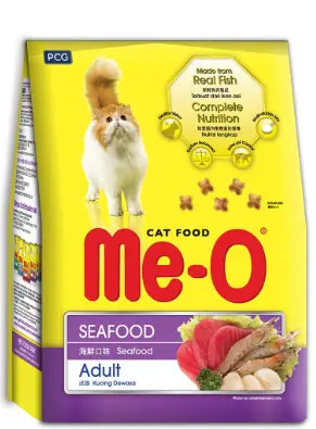 Me-O Adult Dry Cat Food, Seafood 1.2 Kg Meow store